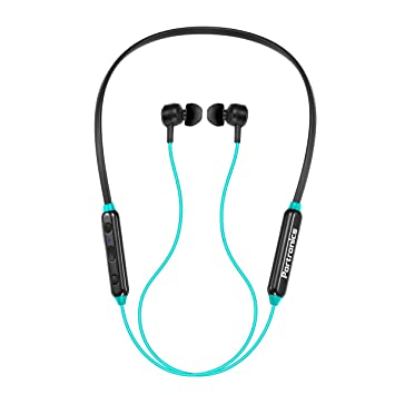 Portronics Harmonics One POR-1144 Wireless Bluetooth 5.0 Sports Headset with High Bass, Powerful Audio Drivers Comfort Fit, Supreme Sound, Built-in Mic for Calls, All Android & iOS Devices,Green