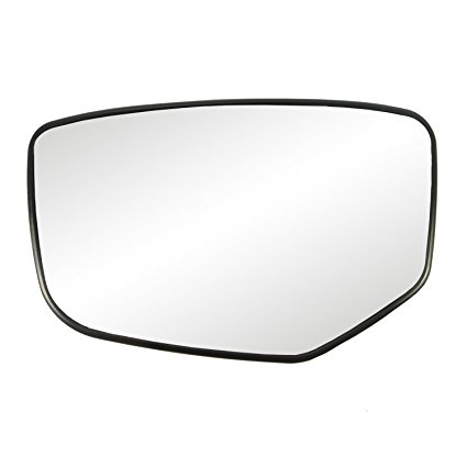 Fit System 33215 Honda Accord Left Side Heated Power Replacement Mirror Glass with Backing Plate
