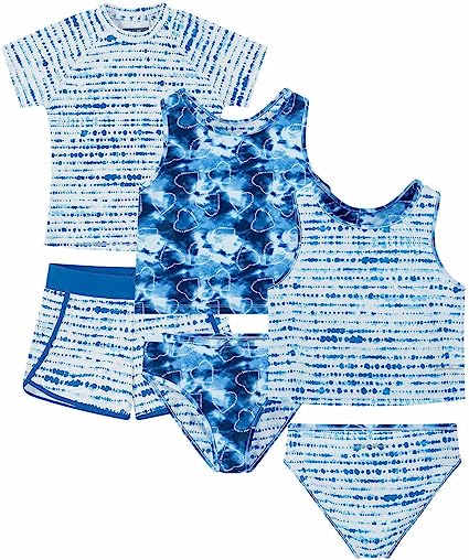 Eddie Bauer Little Girl's 4-Piece Mix & Match Swim Set