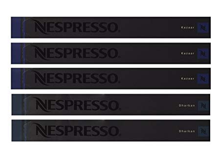 Nespresso OriginalLine: 30 Kazaar, 20 Dharkan - ''NOT compatible with Vertuoline''