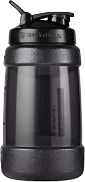 BlenderBottle Hydration Extra Large Koda Water Jug, 2.2-Liter, Black