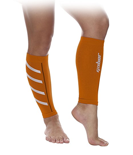 Gabor Fitness Graduated 20-25mm Hg Compression Running Leg Sleeves