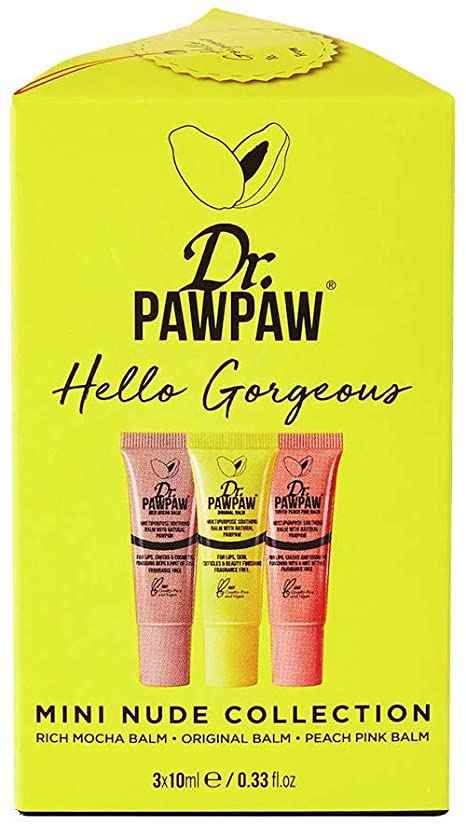 Dr. PAWPAW - Original Clear Balm, Multi-Purpose, No Fragrance Balm, For Lips, Skin, Hair, Cuticles, Nails, and Beauty Finishing (10 ml) (Multi Pack, 3 Pack)