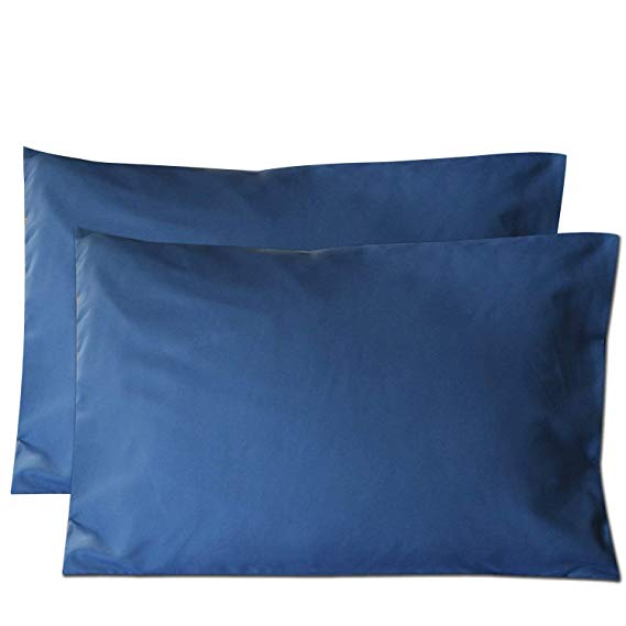 ALCSHOME Queen Pillowcases, 2 Pack Ultra Soft Microfiber Premium Quality, 20"x30", Royal Blue