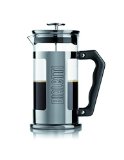 Bialetti 06700 3-Cup French Press Coffee Maker Premium Stainless Steel Silver