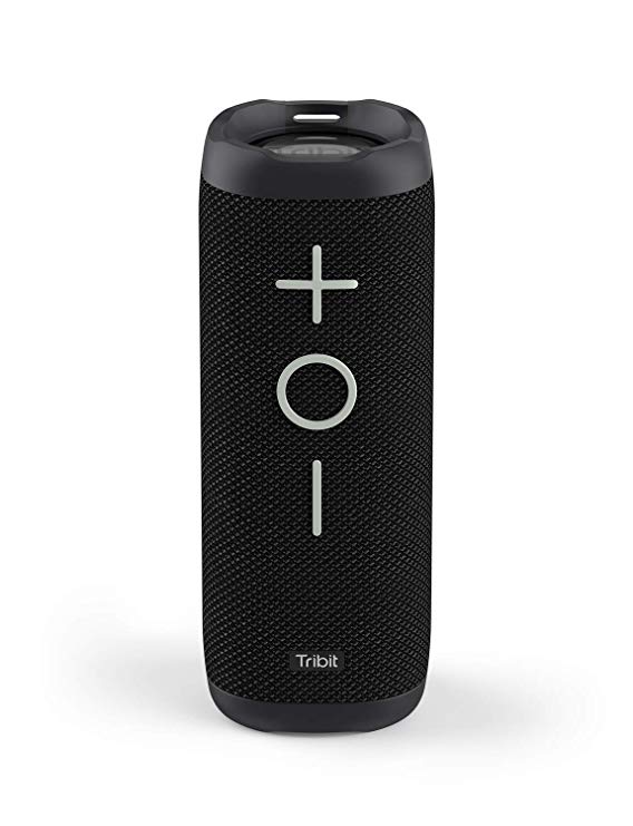 Tribit Bluetooth Speaker - 24W Portable Speaker, 360° Full Surround Sound, Enhanced Bass, Wireless Dual Pairing, IPX7 Waterproof, 20-Hour Playtime, 66ft Bluetooth Range Outdoor Speaker (Black)