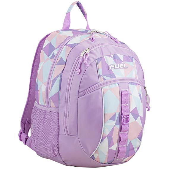 Fuel Sport Active Multi-Functional Backpack, Lovely Lilac/Crystal Clear Geo Print