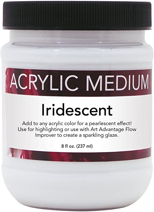 Art Advantage 8-Ounce Acrylic Iridescent Medium