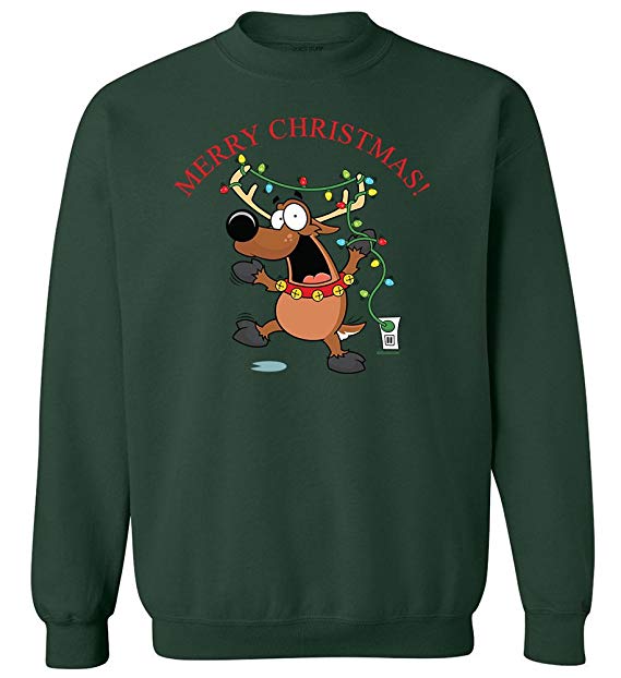 Joe's USA Cartoon Christmas Graphics Collection Regular, Big and Tall