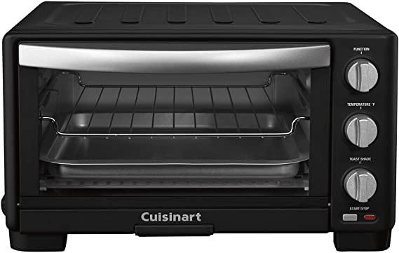 Cuisinart TOB-1010MB Broiler Toaster Oven, 15.86"(L) x 11.77"(W) x 7.87"(H), Matte Black