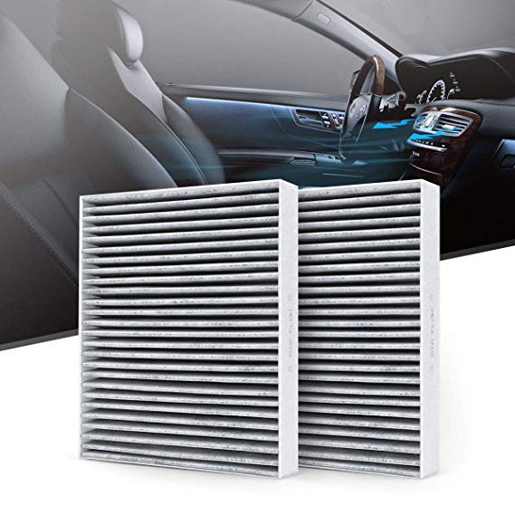 KAFEEK Cabin Air Filter Fits CF11966,13356914, 13356916, 13508023, 23135671, 22743911,23393247, Replacement for Buick/Cadillac/Chevrolet/GMC, includes Activated Carbon (2-Pack)