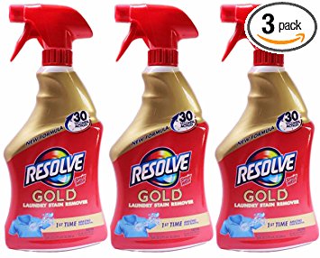Resolve Laundry Stain Remover, Original Trigger, 32 Ounce (Pack of 3)