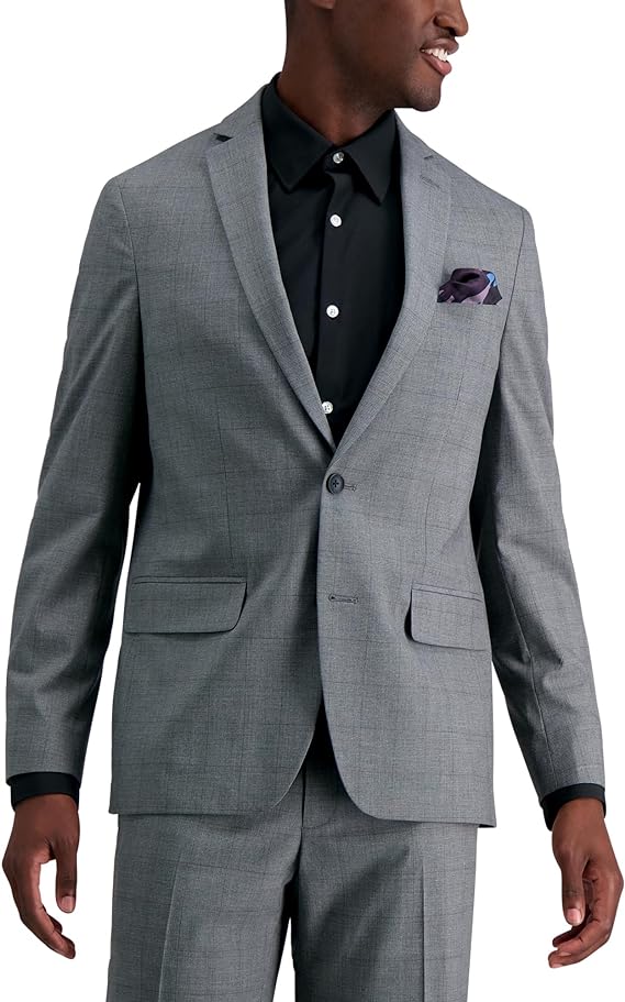Haggar Men's Premium Performance Stretch Slim Fit Suit Separates-Pants & Jackets