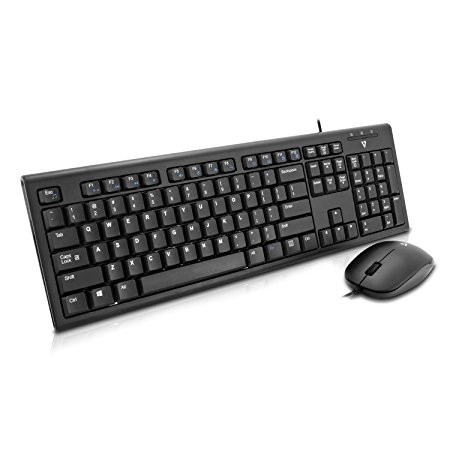 V7 CKU100US USB Keyboard and Mice Combo