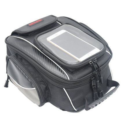 Motorcycle Tank Bag Waterproof with Strong Magnetic Motorbike Bag for Honda Yamaha Suzuki Kawasaki Harley Medium