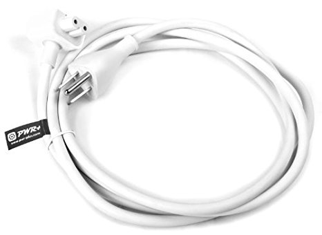 Pwr  Ac Extension Cord for Apple Macbook Pro, Air, 1, 2, Mac, Mini, A1278, A1181, A1286, Ibook, G4, 922-9173 922-5463 Laptop Iphone Ipad Power Supply Adapter Volex Cable (Us 3 Prong)