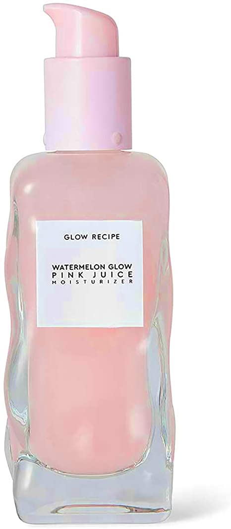 Glow Recipe Watermelon Glow Pink Juice Moisturizer - Hydrating Face Gel with Hyaluronic Acid, PHA   BHA for Tight Pores   Smooth, Plump Skin - Cruelty-Free   Vegan Skincare (60ml / 2 fl oz)