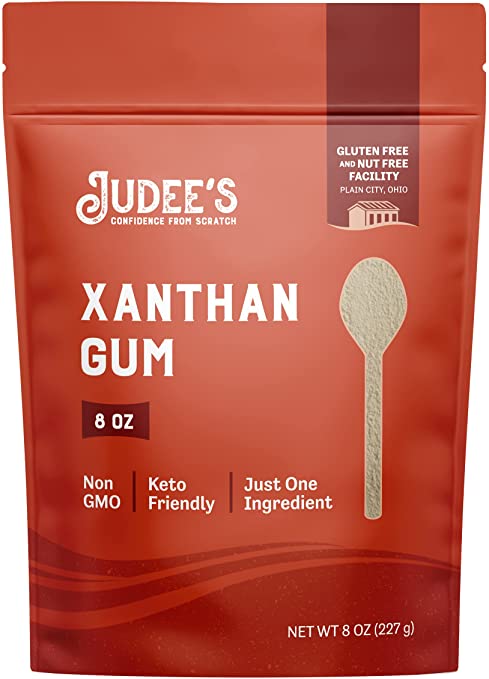 Xanthan Gum Gluten Free 227g (8 oz) - Packaged & Filled in a Dedicated Gluten & Nut Free Facility in the USA