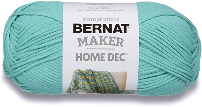 Bernat Maker Home Dec Yarn, 8.8oz, Guage 5 Bulky Chunky, Aqua