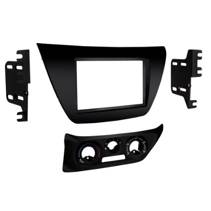 Metra 95-7017B Double DIN Dash Kit for 2002-2007 Mitsubishi Lancer (Matte Black)