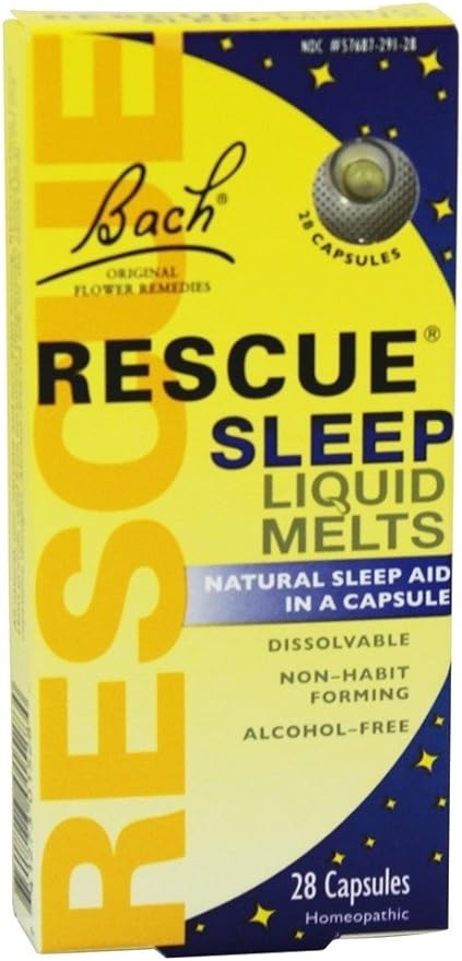 Bach Rescue Sleep Liquid Melts, 28 CT