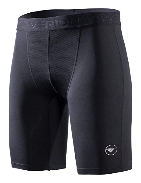 RION Active Men's Workout Compression Cool Dry Baselayer Shorts Tights