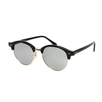 O-Let Clubmaster Sunglasses For Men Women Round Frame with UV400 Glass Lens