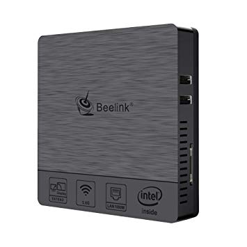 Mini Pc,Desktop Pc Windows 10 64-bit Intel Atom x5-Z8350 Processor Up to 1.92 GHz Mini Computer 4K/4GB/64GB 1000Mbps LAN 2.4/5.8G Dual Band WiFi BT 4.0 with HDMI and VGA Ports, Fanless Computer