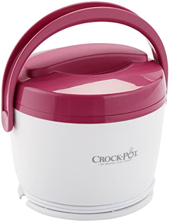 Crock-Pot SCCPLC200PK-NP Lunch Crock Food Warmer, Pink, 20oz