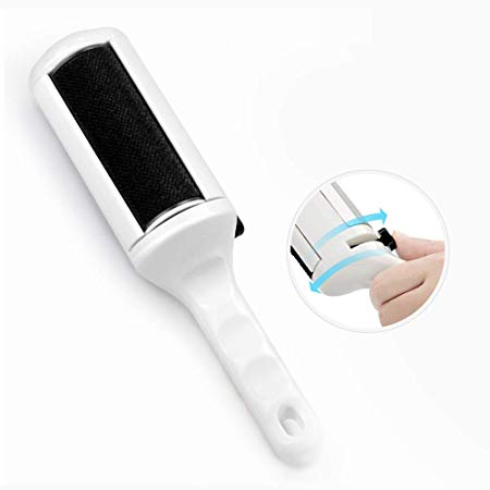 Magic Pet Hair Remover Clothes Lint Brush, Pet Fur and Lint Remover Brush, Double-Sided Fur removal Brush with Integrated Handle Design Perfect for Clothes, Sofa, Carpet, Car Seat and Travel