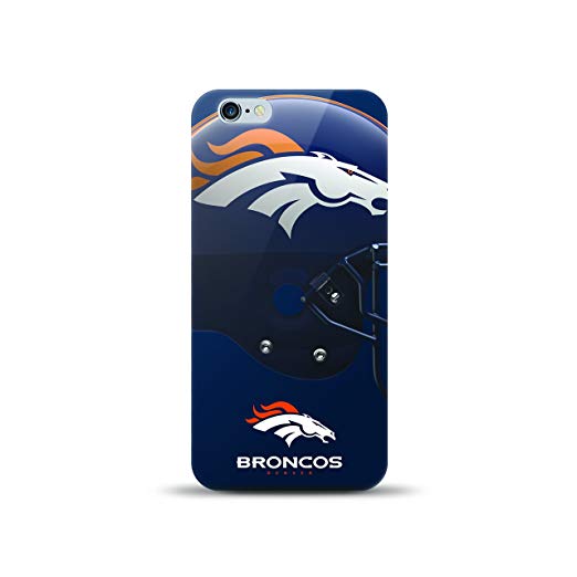 MIZCO NFL-HL6-BRCS Sports iPhone 6/6S Helmet Case for NFL Denver Broncos