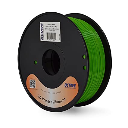 Octave Green ABS Filament for 3D Printers - 1.75mm - 1kg Spool