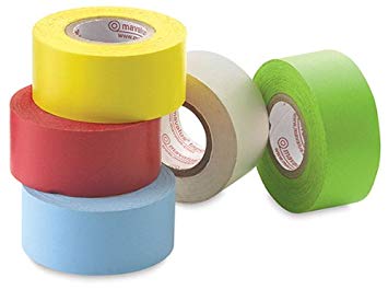 Set of 4 Rolls of Assorted Colored Mavalus Tape