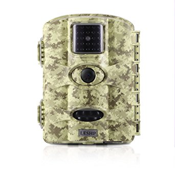 Elepawl Game & Trail Hunting Camera, 12MP 1080P HD No Glow Infrared Scouting Camera 60°Night Vision up to 65ft with 2.4’’ LCD Screen, 24pcs 940nm IR LEDs and Waterproof IP65