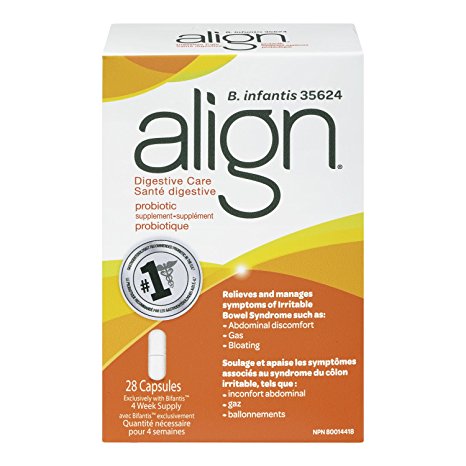 Align Digestive Care Probiotic Supplement 28 Count- Packaging May Vary