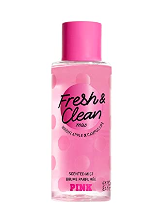 Victoria's Secret Pink with a Splash Fresh and Clean All Over Body Mist 8.4 Ounces