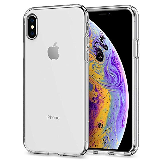 Spigen Liquid Crystal (Version 2) Case Designed for iPhone Xs (2018) / iPhone X (2017) - Crystal Clear 063CS25110