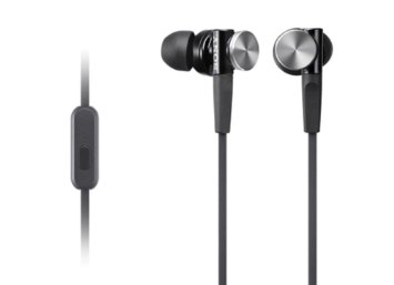 Sony MDR-XB70AP in-ear stereo Headphones apbn/pn Base Booster 12mm driver~Black