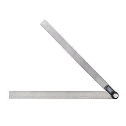 GemRed 82305 Digital Angle Finder (500mm Stainless Steel Ruler)