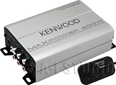 Kenwood Compact Automotive/Marine Amplifier - 180 W RMS - 400 W PMPO - 4 Channel - Class D KAC-M1824BT