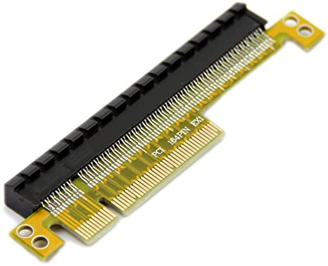 Estone PCI Express Riser Card x8 to x16 Left Slot Adapter For 1U Servers