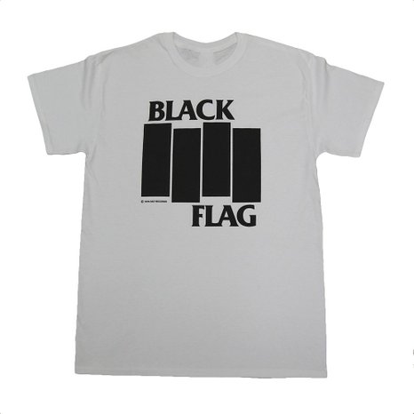 SST Men's Black Flag Bars and Logo T-shirt