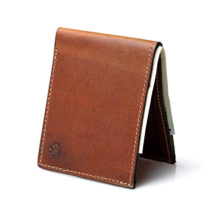 Bifold Leather Wallet For Men | Made in USA | Mens Bifold Wallets | American Made | Main Street Forge
