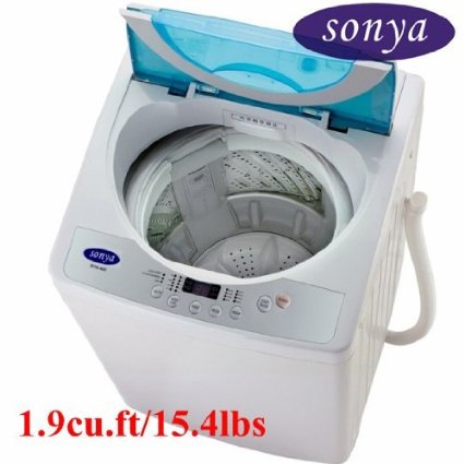 Sonya Compact Portable Apartment Small Washing Machine Washer 19cuft154lbsfree Casters Included