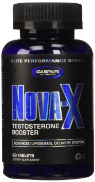 Gaspari Nutrition Nova-x Testosterone Booster, 60 Count