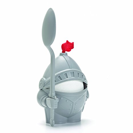 1 X Arthur Boiled Egg Cup Holder with Eating Spoon Knight in shining armour