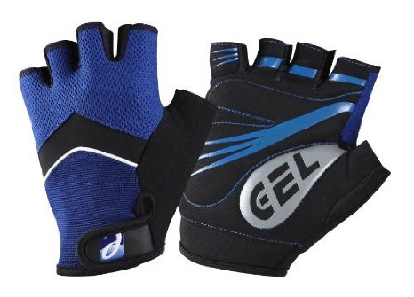 Elite Cycling Project Men's Road Racer Summer Cycling Mitts Gel Fingerless Cycling Gloves