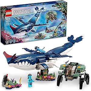 LEGO Avatar: The Way of Water Payakan The Tulkun & Crabsuit 75579, Building Toy Set, Movie Underwater Ocean with Whale-Like Sea Animal Creature Figure