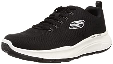 Skechers Mens Equalizer 5.0 Black/White Casual Shoe -7 UK (8 US) (232519)