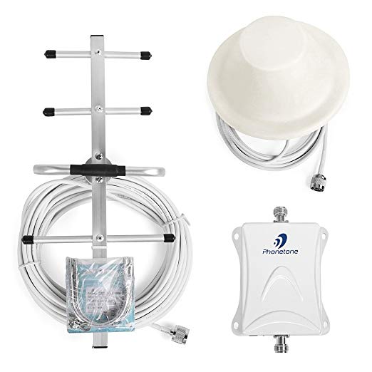 Phonetone Cell Phone Signal Booster 70dB 700MHz Band 12 Band 17 for AT&T Boost 4G LTE Signal